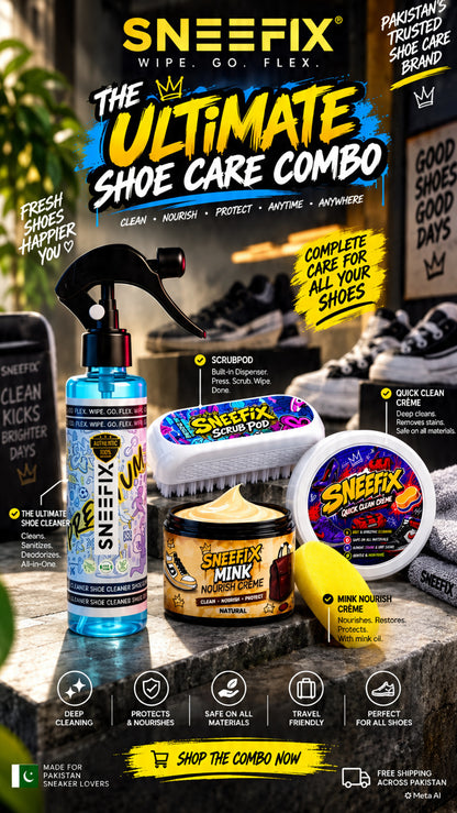 An Ultimate Shoe Care Combo
